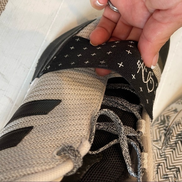 Adidas James Harden Basketball Shoes Gray Black White Mens Size 6.5 - Picture 16 of 16